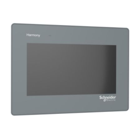 Picture of 7" wide screen touch panel, 16M colors, COM x 2, ETH x 1, USB host / device, RTC, DC24V