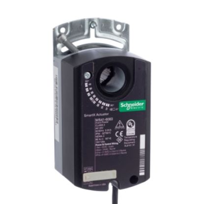 Picture of SmartX, Damper Actuator, proportional 0-10 Vdc, non-spring return, 24 Vac, 3 ft plenum cable, 88 lb-in, NEMA 2