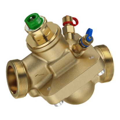 Picture of SpaceLogic VP229E PIBCV (PICV), 2-Way, PN16, DN32 (1-¼"), G1-½ Ext. Thread, Std Flow: 0.64…3.2 m³/h (0.18…0.89 l/s).