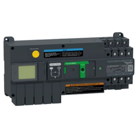 Picture of active automatic transfer switch, TransferPacT Active automatic, 63A, 3P, LCD, frame 100A
