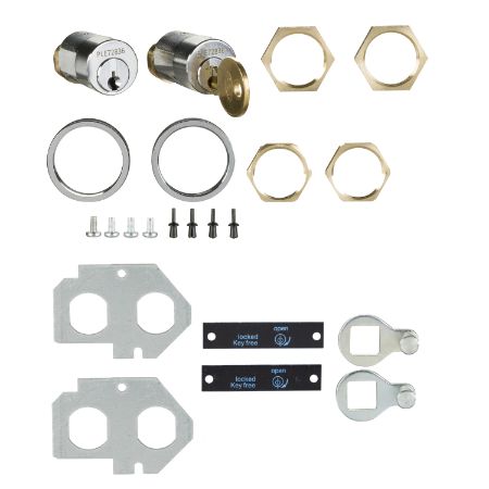 Picture of Locking kit, SM6-24, spare part, mechanical interlock and adaptation kit, flat, A3/A4 plate
