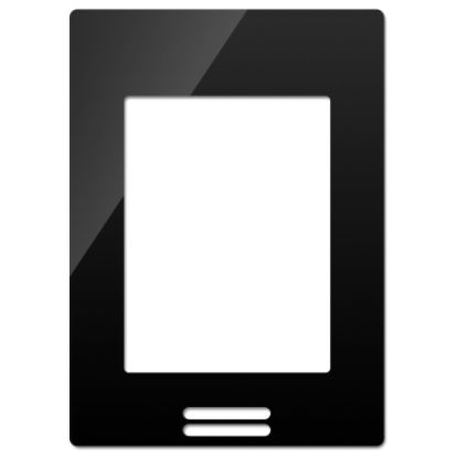 Picture of 8000 Series Room Controller Fascia Glossy Black