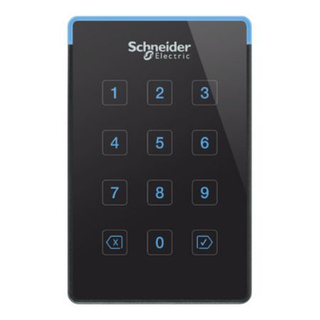 Picture of Security Expert smartcard reader, 13.56MHz/125KHz, PIN and keypad, wall plate, bluetooth