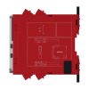 Picture of safety module, Harmony XPS, zero speed monitoring with time delay, 24V AC or DC, spring