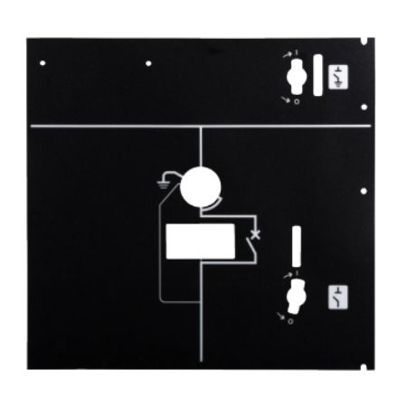 Picture of Front cover, SM6-24, spare part, mimic panel, DMV-A, DMV-S