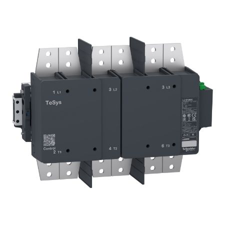 Picture of Contactor,TeSys F,3P(3NO), AC-1 <= 1000V 2600A,100-250V AC/DC coil