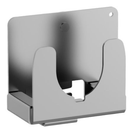 Picture of EVlink Pro AC, Cable holder, Metal, installed on side of metal kit enclosure