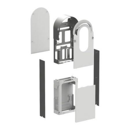 Picture of EVlink Pro AC, Kit enclosure, Metal, for 1 floor-standing charging station, steel