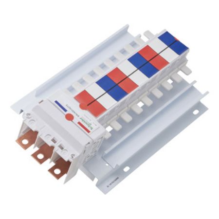 Picture of Acti9, SAU Chassis 3PH 400A, 27mm for C120 MCB, 18 Poles, Top or Bottom Feed