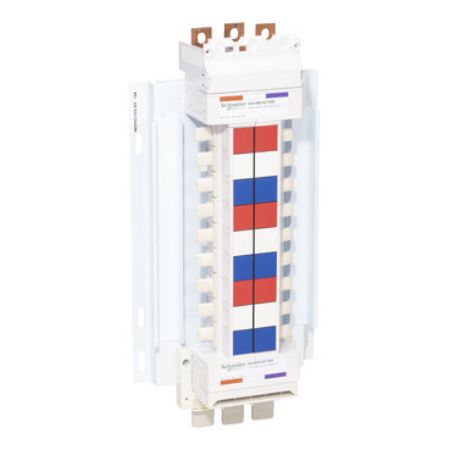 Picture of Acti9, SAU Chassis 3PH 400A, 27mm for C120 MCB, 18 Poles, Dual Feed