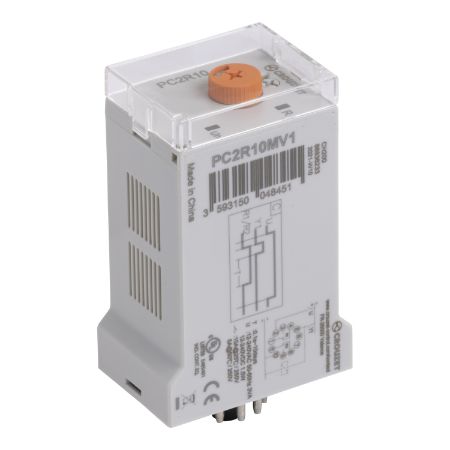 Picture of Electromechanical relay, SM6-24, spare part, 48VDC to 240VDC, 48VAC to 240VAC, time delay