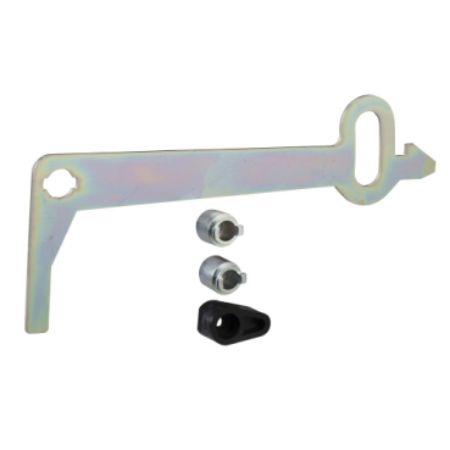 Picture of Chassis locking option, Masterpact NT, chassis, spare part, drawout, connected door interlock