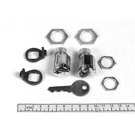 Picture of Chassis locking option, MasterPact NW, chassis, spare part, 2 locks with 1 key, with adaptation kit, RONIS keylock