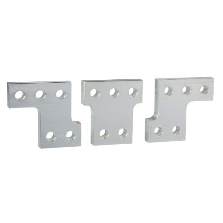 Picture of Power connections, MasterPact NT, chassis, spare part, 70mm to 95mm pitch, flat connection, 3 poles, set of 3 parts