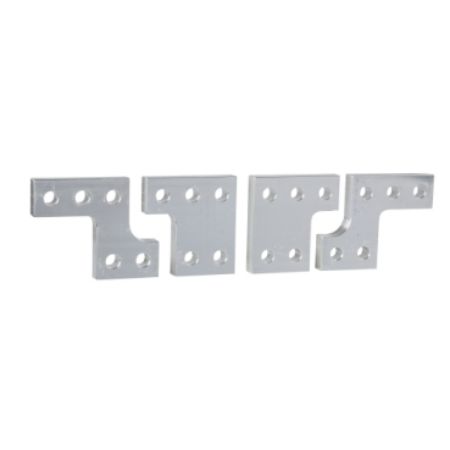 Picture of Power connections, MasterPact NT, chassis, spare part, 70mm to 95mm pitch, flat connection, 4 poles, set of 4 parts