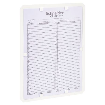 Picture of Card holder, Acti9, A4 Plastic schedule