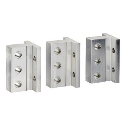 Picture of Power connections, MasterPact NW, frame, spare part, 3 poles, fixed or drawout, 2500A to 3200A, vertical or horizontal, 3 parts