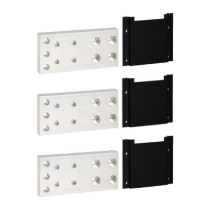 Picture of Power connections, MasterPact NW, frame, spare part, 3 poles, fixed, 800A to 1600A, bottom mounting, 3 parts