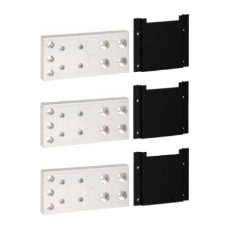 Picture of Power connections, MasterPact NW, frame, spare part, 3 poles, fixed, 800A to 1600A, bottom mounting, 3 parts