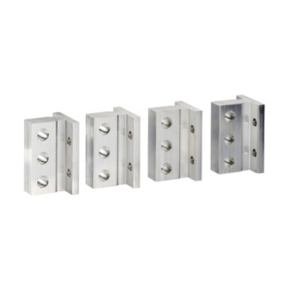 Picture of Power connections, MasterPact NW, frame, spare part, 4 poles, fixed or drawout, 2500A to 3200A, vertical or horizontal, 4 parts