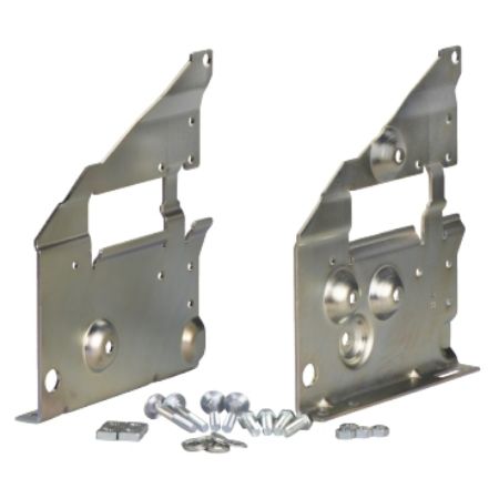 Picture of Side plate, MasterPact NW, frame, spare part, side support plate, 2 support brackets for fixed horizontal