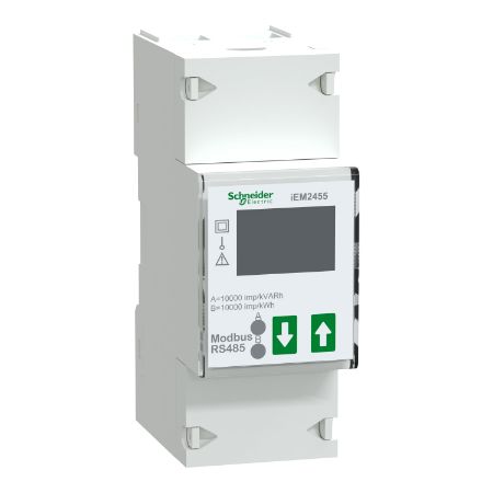 Picture of modular single phase power meter iEM2455 - 230V - 100A with communication Modbus
