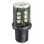 Picture of LED bulb, Harmony XVB, BA 15d, green, steady light, 24V AC/DC