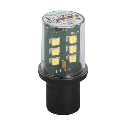 Picture of LED bulb, Harmony XVB, BA15d, white, flashing signaling type, 24V AC