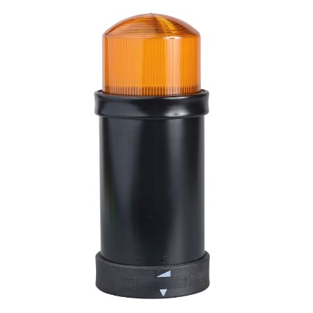 Picture of Harmony XVB, Indicator bank, illuminated unit, plastic, orange, 70mm, integral flash discharge tube, 5joule, 24V AC/DC