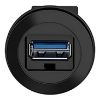 Picture of Panel mounted USB port, Harmony XB5, 3.0 port, plastic, 22mm, for USB interface jack type A
