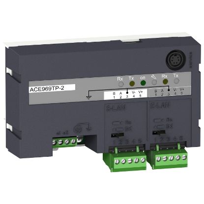 Picture of FO multi-protocol interface ACE969FO-2 Sepam series 20, 40, 60, 80