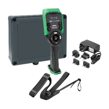 Picture of Harmony eXLhoist, standard, system with charger, shoulder belt, cable USB/RJ45 and config software