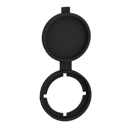 Picture of Protection cover, Harmony XB5, plastic, black, for RJ45 and USB ports