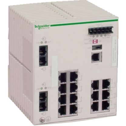 Picture of ConneXium Managed Switch - 14 ports for copper + 2 ports for fiber optic single-mode