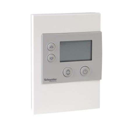 Picture of STR Room Temp Sensor: 10K Ohm Type 2, I/NET, 3-Pole stereo-jack, Functions: Temp sensor, LCD, Increase, Decrease, Fan Speed, Bypass, STR250