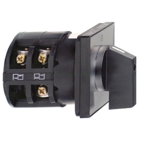 Picture of Cam switch, Harmony K, front mounting, plastic, 3 poles, 2 positions, 60°, 50A, 64x64mm, marked 0/1