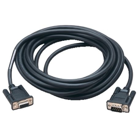 Picture of connecting cable, Harmony XBT GT, 5m direct connection cable, 2 male connectors SUB-D9