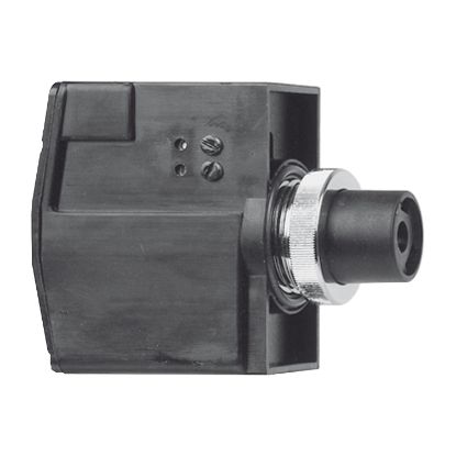 Picture of non booted push button, Harmony XAC, control circuit, black, non booted, 1NO + 1NC at start of travel, 1NO at end of travel, 0...15V DC