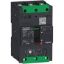 Picture of circuit breaker ComPact NSXm B (25 kA at 415 VAC), 3P 3d, 100 A rating TMD trip unit, compression lugs and busbar connectors