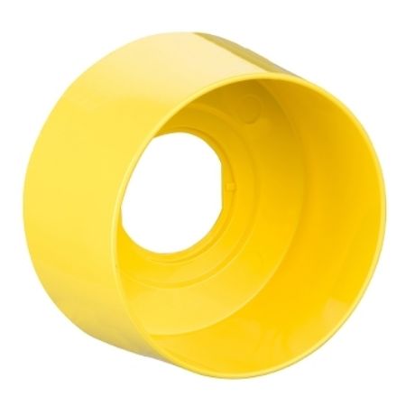 Picture of Round guard for 40mm Emergency stop, Harmony XB4, plastic, yellow, 76.2mm