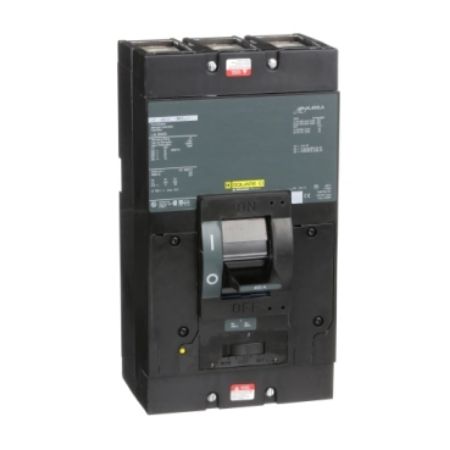 Picture of Circuit breaker, LA, 400A, 3 pole, 600VAC, 22kA, 250VDC, 10kA, lugs, thermal magnetic