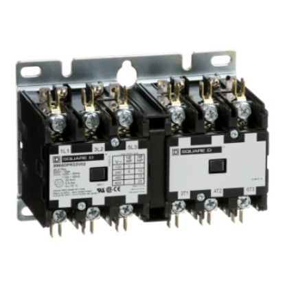 Picture of Reversing Hoist Contactor, 30 A, 3P, 110/120 VAC 50/60 Hz coil, open style