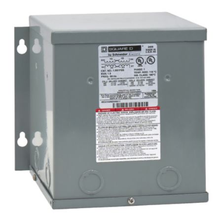 Picture of Transformer, dry type, encapsulated, 1.5kVA, 1 phase, 240x480V primary, 120/240V secondary, 8A, 115C rise