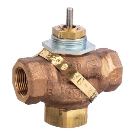 Picture of VB: 3/4 in, 3W Div, Globe, NPT, UO, BR, 7.5 cv, Venta, No Steam