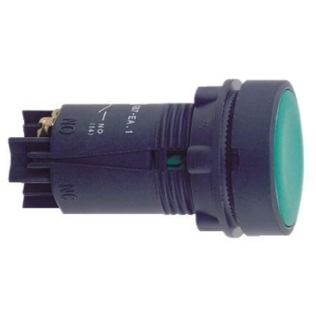 Picture of green pushbutton + 22 spring return - 1OC