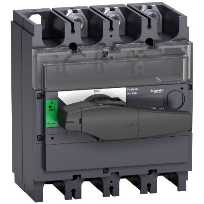Picture of switch disconnector, Compact INV320, visible break, 320A, standard version with black rotary handle, 3 poles