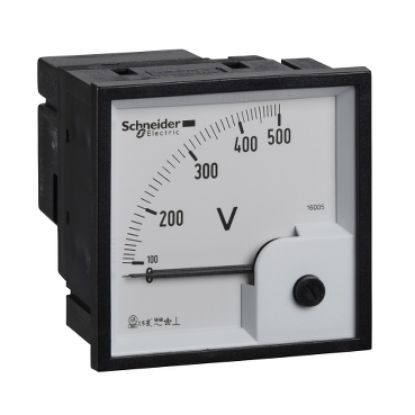 Picture of analog voltmeter VLT - 72 x 72 mm - 0..500 V