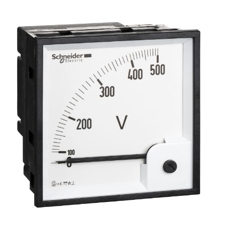 Picture of voltmeter VLT PowerLogic - 96 x 96 - ferromagnetic - 0..500 V