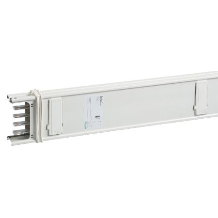 Picture of Vertical distribution length, Canalis KSA250, aluminium, 160/250A, fixed length 2.5m, 4 outlets, 3L+N+PE, white RAL9001