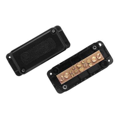 Picture of Clipsal MAX4, Heavy duty Meter link 165 A 500 V 7 hole Black